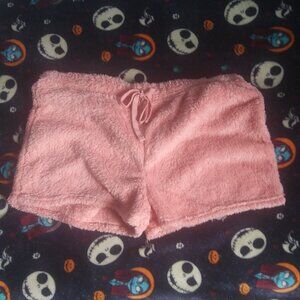 Fuzzy Pink Shorts sz. 3X
